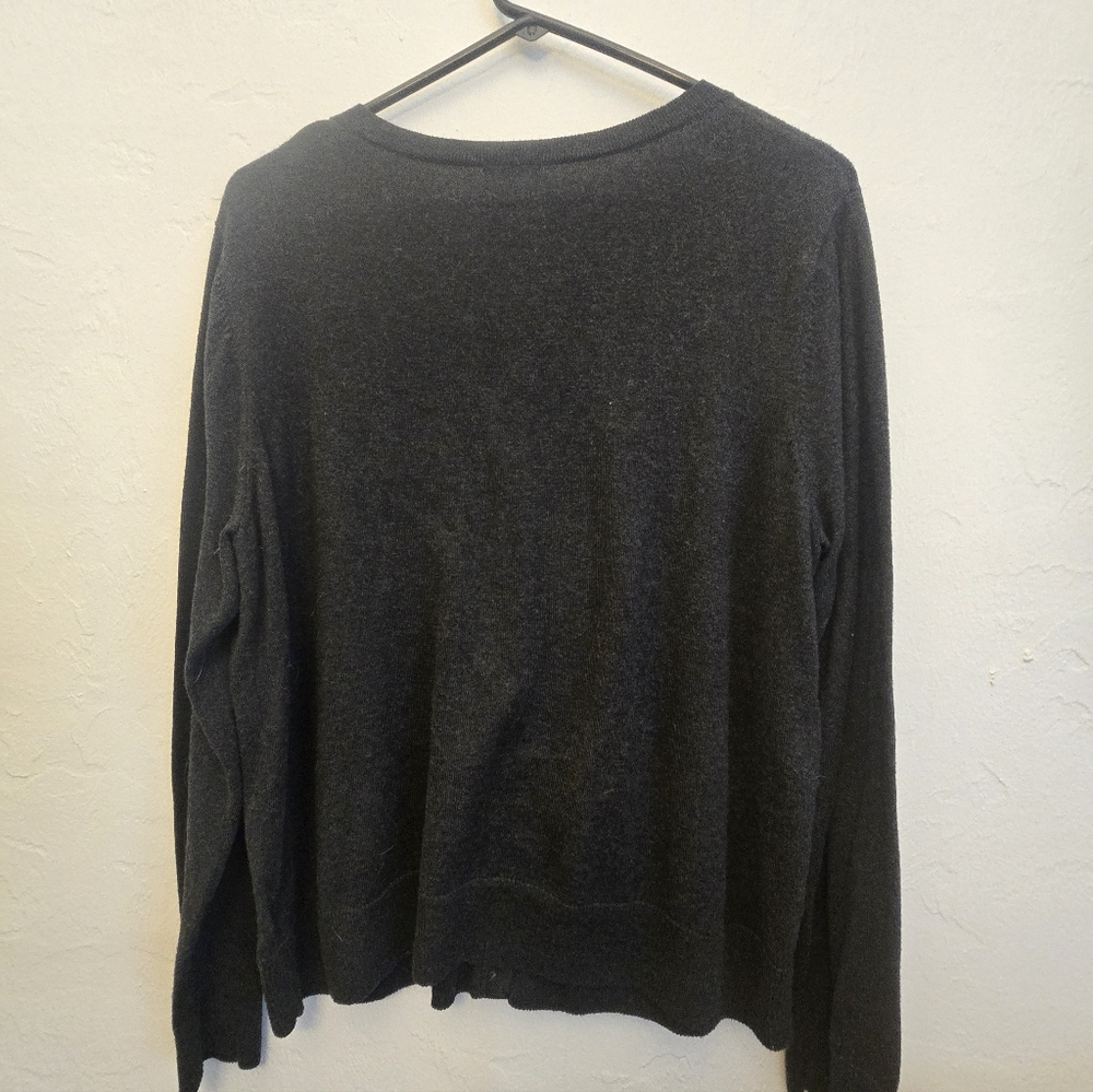 Eddie Bauer Women's Black Cardigan Sweater XL - Picture 2 of 3
